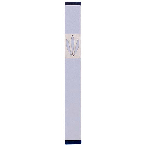 LEAVES SHIN MEZUZAH - MEDIUM - Agayof Judaica