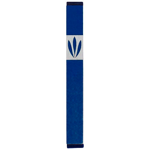 LEAVES SHIN MEZUZAH - MEDIUM - Agayof Judaica