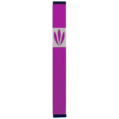 LEAVES SHIN MEZUZAH - MEDIUM - Agayof Judaica