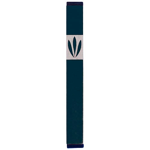LEAVES SHIN MEZUZAH - MEDIUM - Agayof Judaica