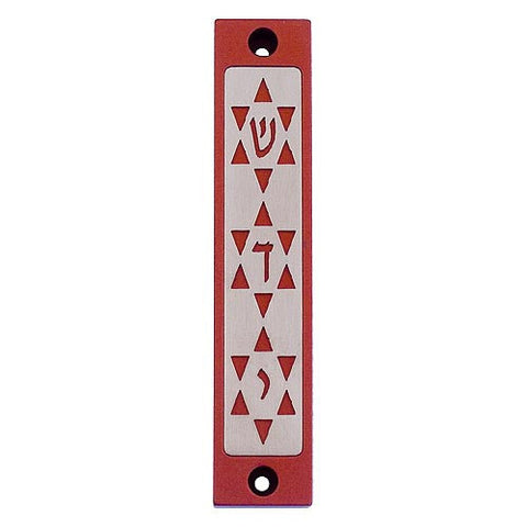 3 STARS SERIES - RED - MZ291 - Agayof Judaica