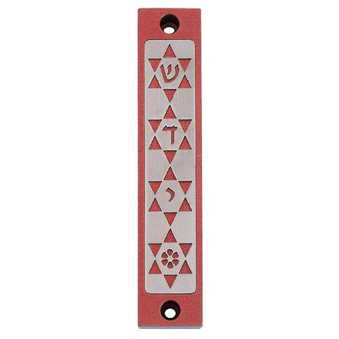 4 STARS SERIES - RED - MZ321 - Agayof Judaica